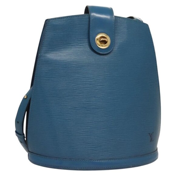 LOUIS VUITTON Epi Cluny Shoulder Bag Blue M52255 LV Auth 119203 - Picture 1 of 16